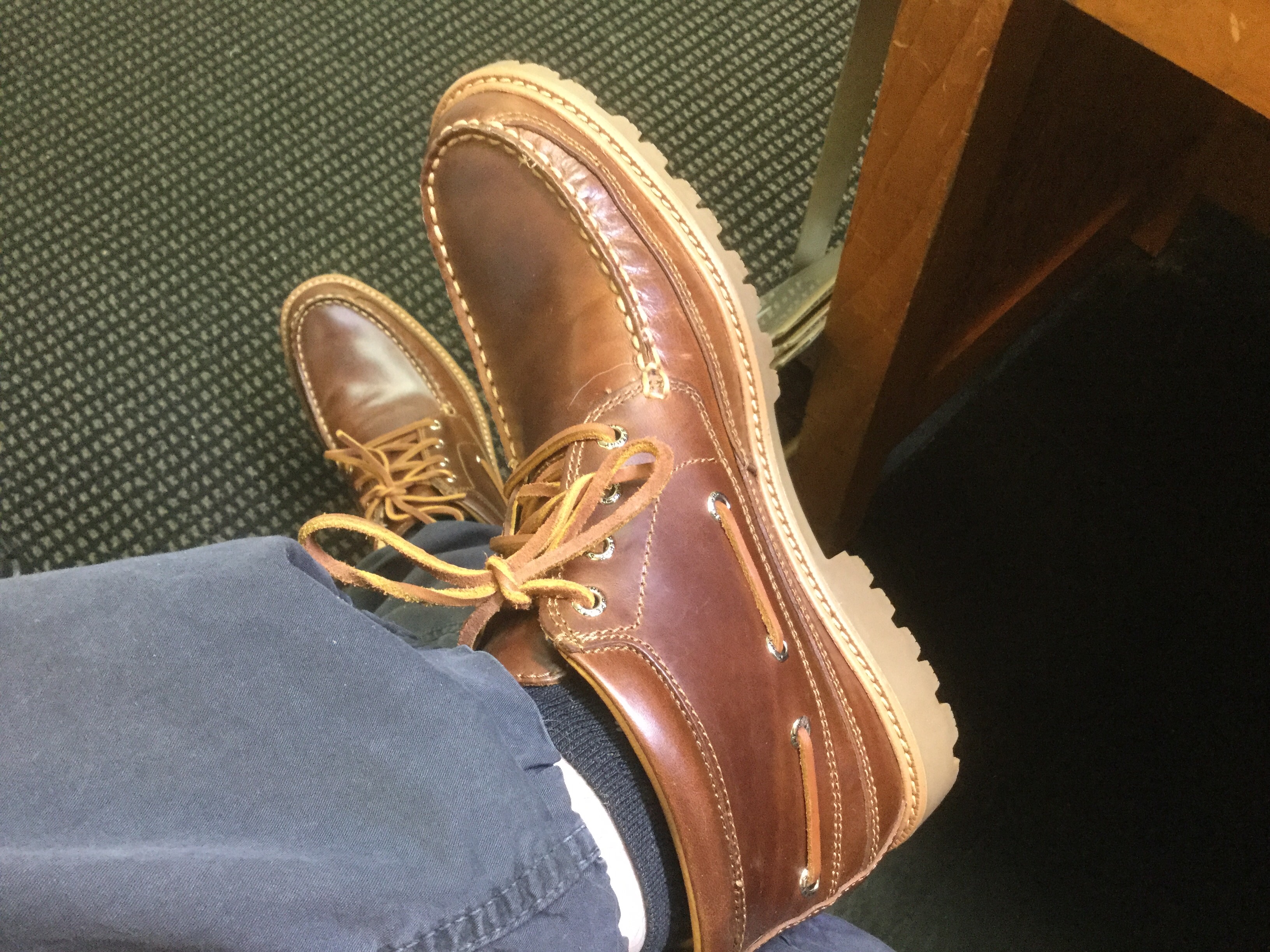 sperry leather chukka boots
